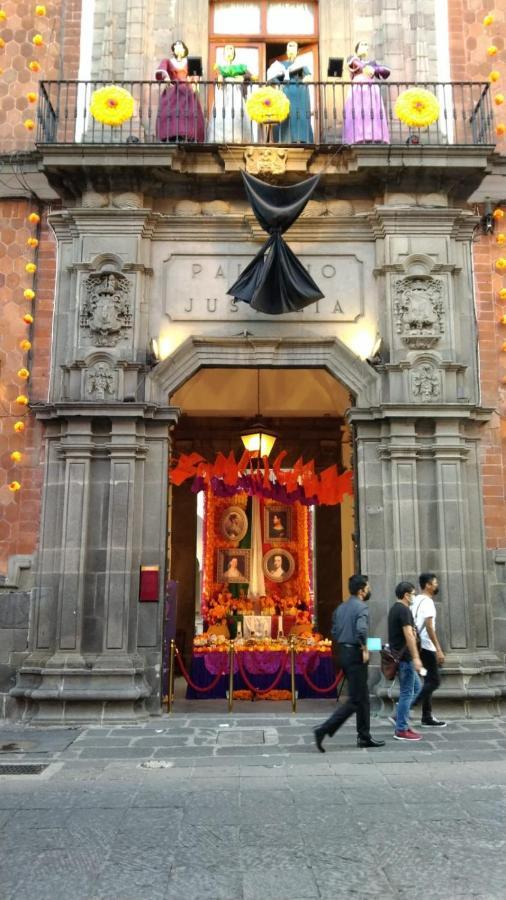 Hostal Azul Puebla Centro Histórico Exterior foto