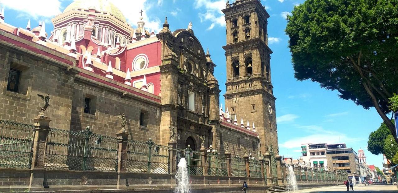 Hostal Azul Puebla Centro Histórico Exterior foto